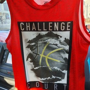 Kids 2 Piece Set. Tank top and shorts. Basketball. Size 5/6